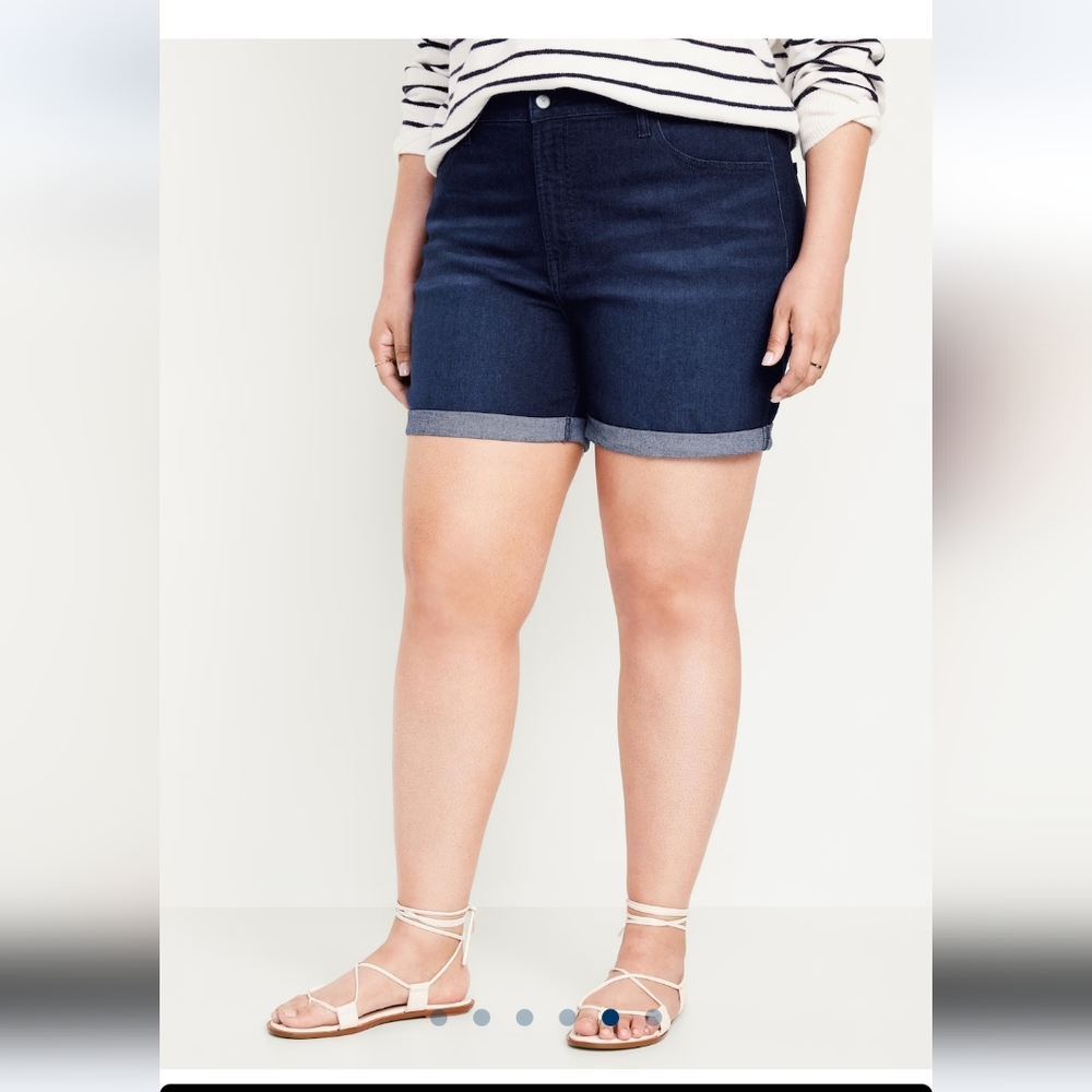 Old Navy sz 12 dark wash Stretch Shorts